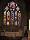 Image for Stained glass windows in St Bartholomew's Yealmpton,Devon,UK