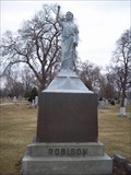 Image for Robison Family Zinc Headstone @ Forestview Cemetery in River Forest, IL