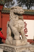Image for Lions at the front gate of the Guanlin Temple in Luoyang