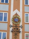 Image for Wall clock on Apotheke, Ledererstr. - München, Germany