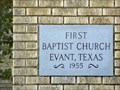 Image for 1955 - First Baptist Church - Evant, TX