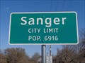 Image for Sanger, TX - Population 6916