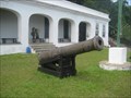 Image for Fortaleza de Santo Amaro da Barra Grande cannon on the grass - Guaruja, Brazil