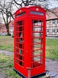 Image for Red Telephone Box in Salzwedel, Sachsen-Anhalt, Germany