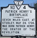 Image for Patrick Henry's Birthplace