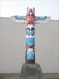 Image for Harris totem pole at Grant Watts Elementary School