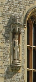 Image for King Edward III of England -- State Entrance, Upper Ward, Windsor Castle, Windsor, Berkshire, UK