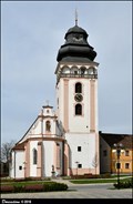 Image for Vež kostela Sv. Mateje / Tower of the Church of St. Matthew - Bechyne (South Bohemia)