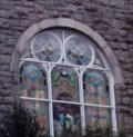 Image for Stained Glass Window in the front of the church-The Calvary Methodist Church - Mount Airy MD