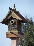 Image for Carved Bird House - Gaffield Childrens Garden - Ann Arbor, Michigan