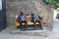 Image for "Allies’ sculptor Lawrence Holofcener reveals how he sat in front of his own famous work to create maquettes" -- Hampstead, London, UK