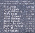 Image for French Resistance Fighters Plaque, Brandenburg (Havel), Germany