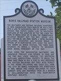 Image for Bowie Railroad Station Museum