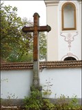 Image for Cross at western wall of the Church of St. Peter and St. Paul in Petrovice