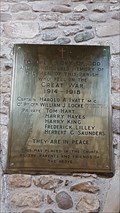 Image for Memorial Plaque - St Margaret - Hemingford Abbots, Huntingdonshire