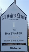 Image for All Saints Anglican Church - 1865 - Bayswater, NS