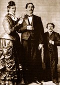 Image for Captain Martin Van Buren and Mrs.Anna Swan Bates