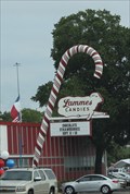 Image for Texas-Sized Candy Cane -- Lamme's Candies, Austin TX