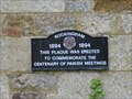 Image for Parish Meeting Plaque - Village Hall, Rockingham, Northamptonshire, UK