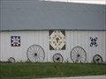 Image for Trio of Barn Quilts, rural Bayard, IA
