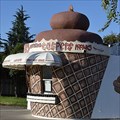 Image for Giant Ice Cream Cone - Manteca, California