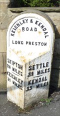 Image for Milestone - Main Street, Long Preston, Yorkshire, UK.