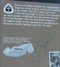 Image for Appalachian Trail "You Are Here" @ Newfound Gap, GSMNP
