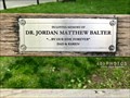 Image for Dr. Jordan Matthew Balter dedicated bench - New York, New York
