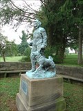 Image for Admiral Peary and one of his sled dogs - Cresson, PA