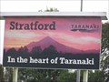 Image for Stratford Village Sign. Taranaki. New Zealand.