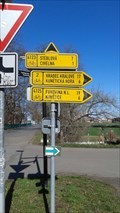 Image for Direction and distance arrow - Kunetická street - Pardubice - Czech Republic
