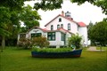 Image for Row boat planter at Grand Traverse Light House MI