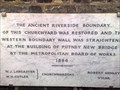 Image for Ancient Riverside Boundary, St Mary's Church, Putney, London UK