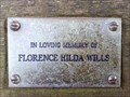 Image for Florence Wills, bench - Mosman, NSW, Australia