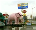 Image for Pink Elephant in front of Liquor Store -- Fortville, IN