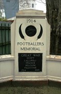Image for Footballers Memorial — Invercargill, New Zealand