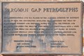 Image for Parowan Gap Petroglyphs - Eagle Scout Marker