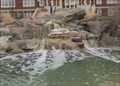 Image for Hall of Pioneers waterfall -- KS Wesleyan University, Salina KS