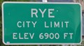 Image for Rye, Colorado ~ Elevation 6900 Feet