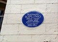 Image for Rudyard Kipling, Villiers St, London, UK