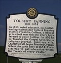 Image for Tenn. Historical Marker for Tolbert Fanning, near the airport in Nashville