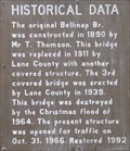 Image for Belknap Bridge History