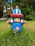 Image for Patriotic Parade of Painted Hydrants, No. 4 - Cumberland, Rhode Island