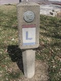 Image for 1928 Lincoln Highway concrete marker - Woodbine, IA