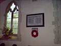 Image for War Memorial, St Mary’s Church, Therfield