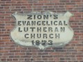 Image for 1873 - Zion's Evangelical Lutheran Church - Obetz, OH