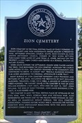 Image for Zion Cemetery