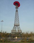 Image for Eiffel Tower With Big Cowboy Hat - Paris, TX