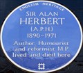 Image for Sir Alan Herbert - Hammersmith Terrace, London, UK