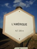Image for Signe d'altitude du lieu L'Amérique - Emines - Belgique. 200m